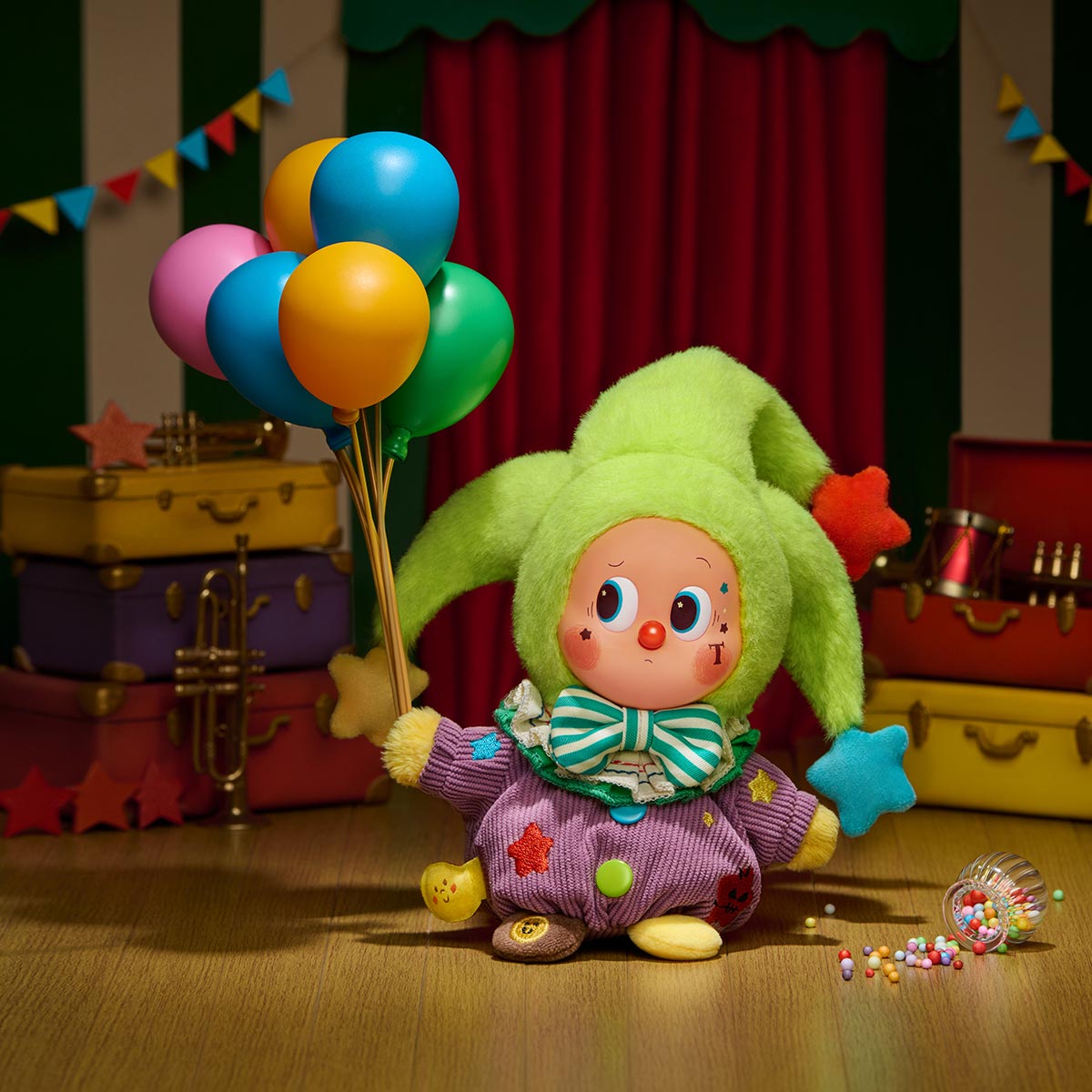 THE MOSNTERS WHY SO SERIOUS Series-Vinyl Plush Pendant Blind Box